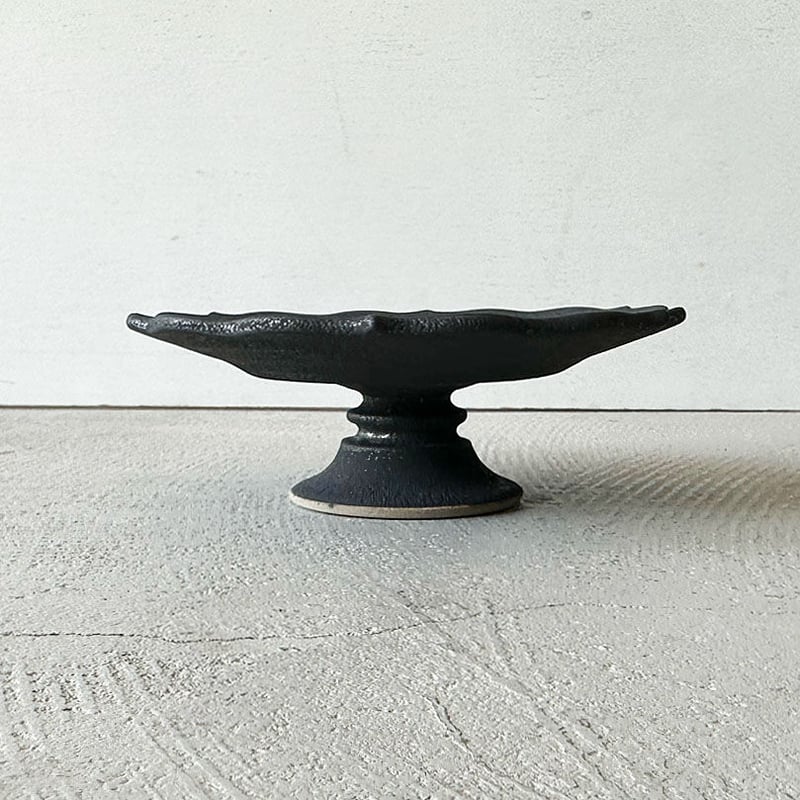 凛花コンポートS SUMIブラック | 天龍窯 オンラインストア