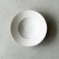 リム鉢8寸　ホワイト