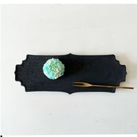 凛花長角皿Ｓ　SUMIブラック
