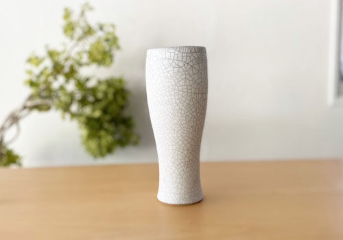 陶器 貫入釉 筒型 花器 fit=scale-down,w=1200