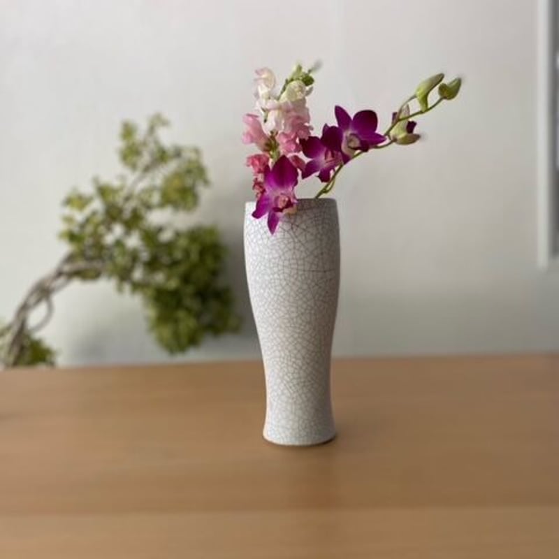 三戸逸雄 貫入花入 | 天龍窯 オンラインストア