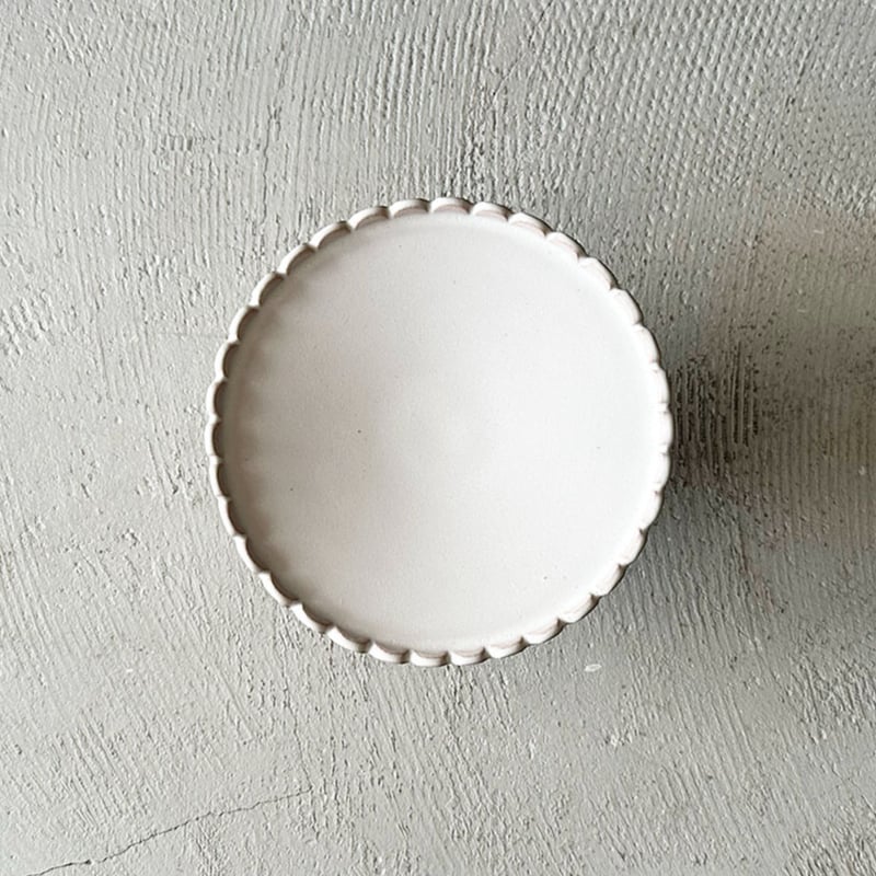 花びらコンポートS ホワイト | 天龍窯 オンラインストア