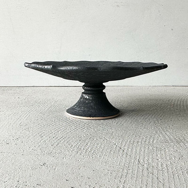 凛花コンポートL SUMIブラック | 天龍窯 オンラインストア