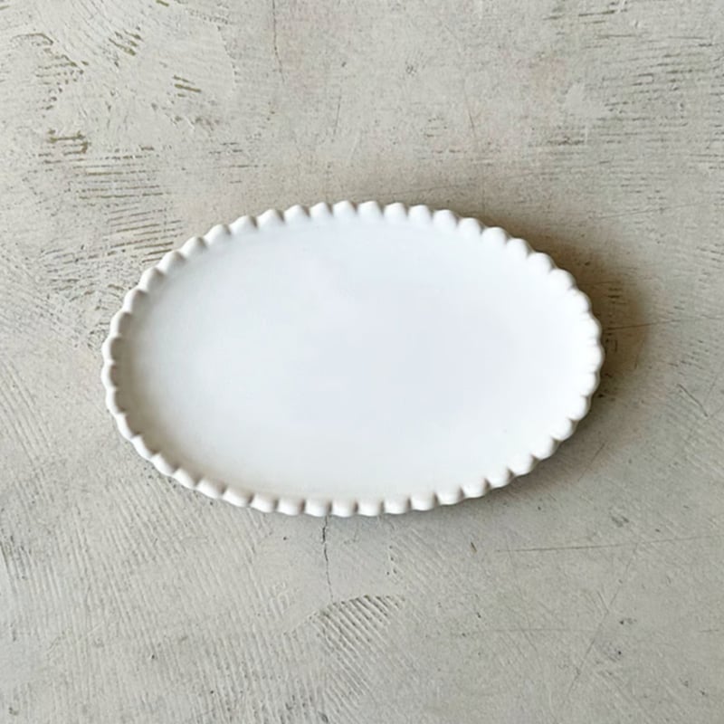 名古路英介さん　オーバル皿　チェリー材　大　33㎝ オーバル皿（大）（チェリー） / 名古路英介 - うつわと暮らしの道具