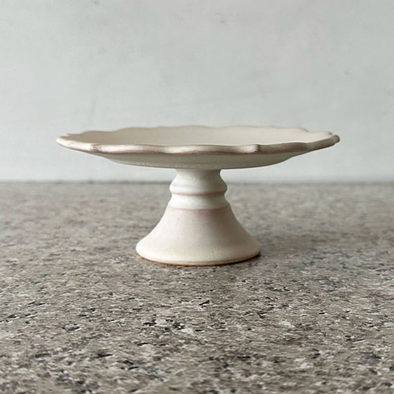 凛花コンポートS ホワイト | 天龍窯 オンラインストア