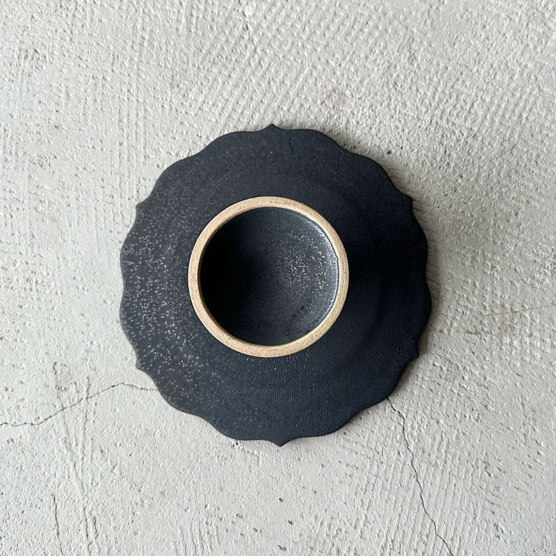 凛花コンポートS SUMIブラック | 天龍窯 オンラインストア