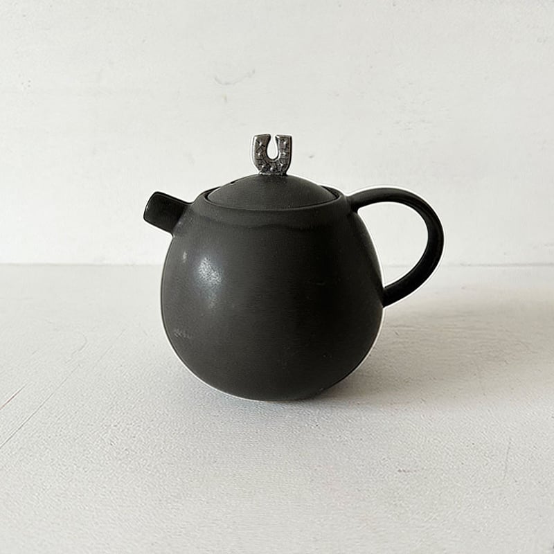 馬蹄ポット シルバー | 天龍窯 オンラインストア