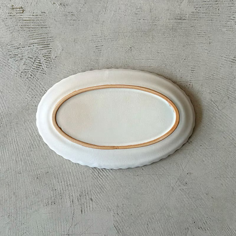 名古路英介さん オーバル皿 チェリー材 大 33㎝ オーバル皿（大