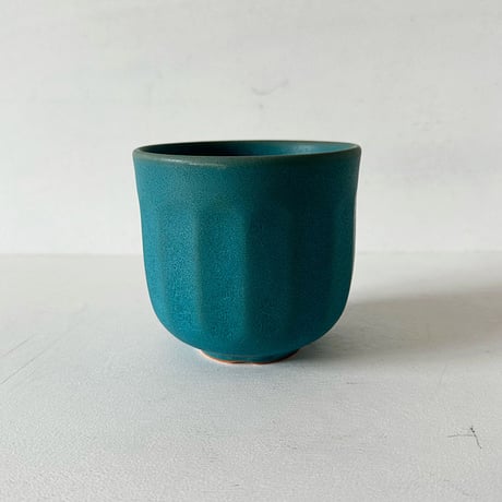 植木鉢　ターコイズ
