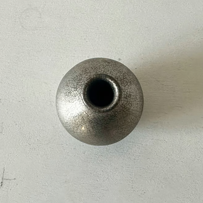 ⁡*⁡様 花瓶　置物　シルバー　T90％　骨董　アンティーク ミニ花瓶 シルバー | 天龍窯 オンラインストア