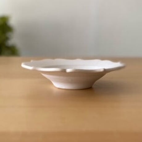 凛花鉢5寸　ホワイト
