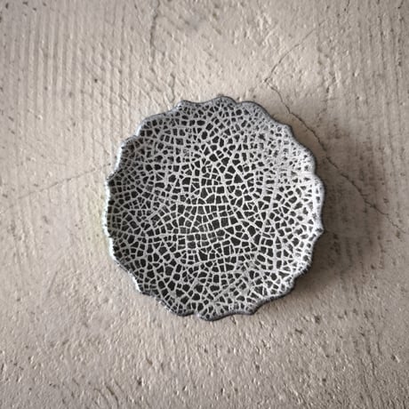 凛花豆皿　マイカシルバー