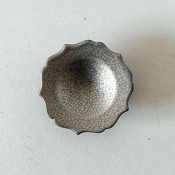 深鉢　龍 龍生派オリジナル・龍生深鉢・高足コンポート花器・No.220430-14