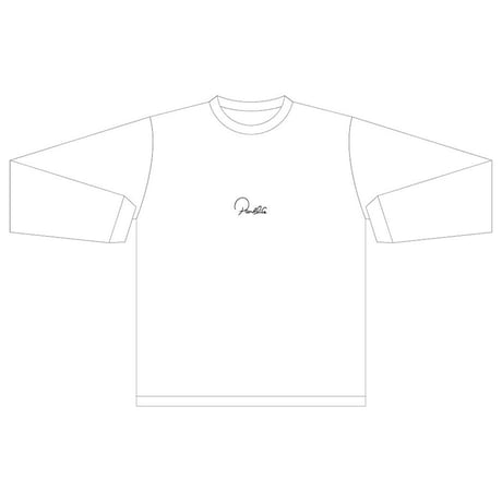 PARKLIFE   ゴロネコ Tシャツ(ロングスリーブ)（ホワイト）