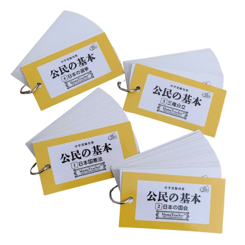 ⭐️【社会】公民の基本①②③④4冊セット(2025)リニューアル版