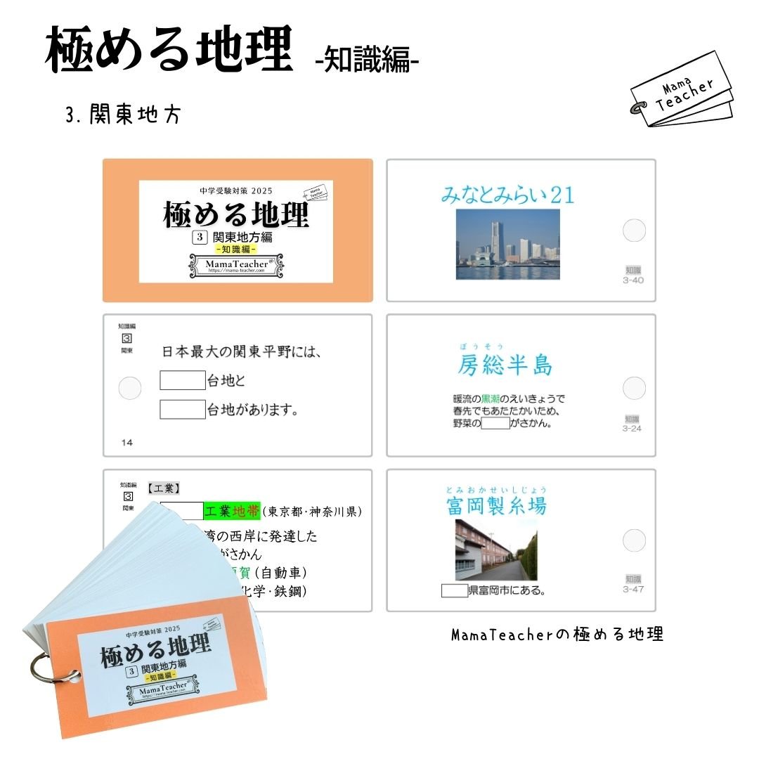 ⭐️【社会】極める地理《知識編》①〜⑦7冊セット(2025