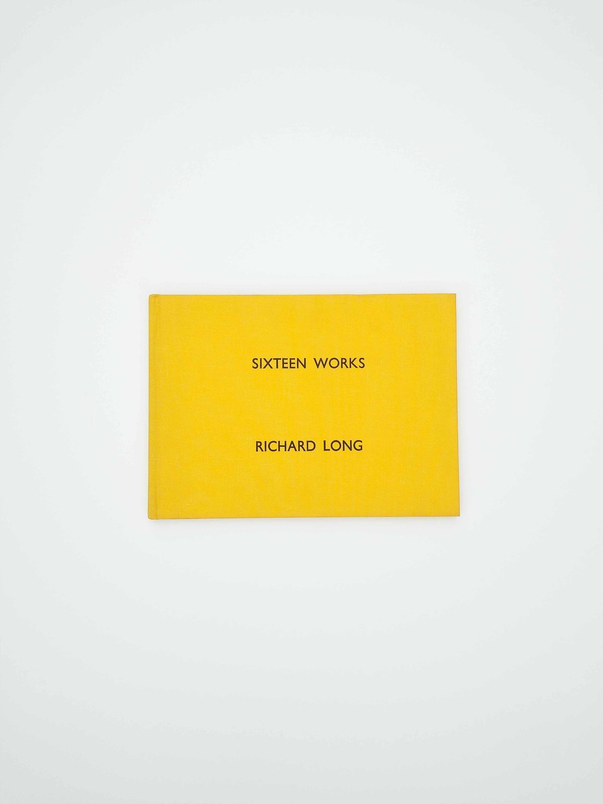 SIXTEEN WORKS _ Richard Long | editionnord.store