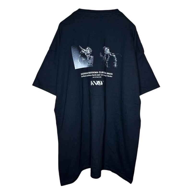 能登半島支援コラボTシャツ 清春×NOBUYA『KNOW』2025 | 3.11からの手紙