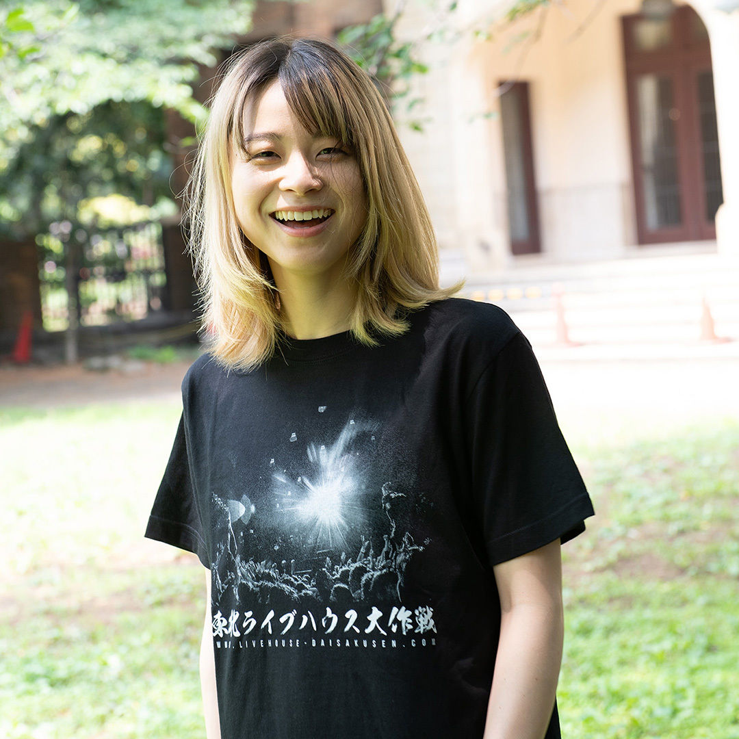 東北ライブハウス大作戦×石井麻木写真展コラボTシャツ第二弾 背中T
