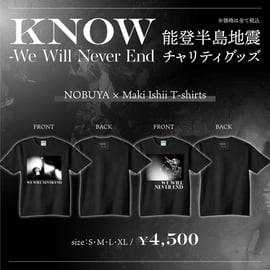 能登半島地震支援チャリティライブ『KNOW』及びチャリティTシャツ第二