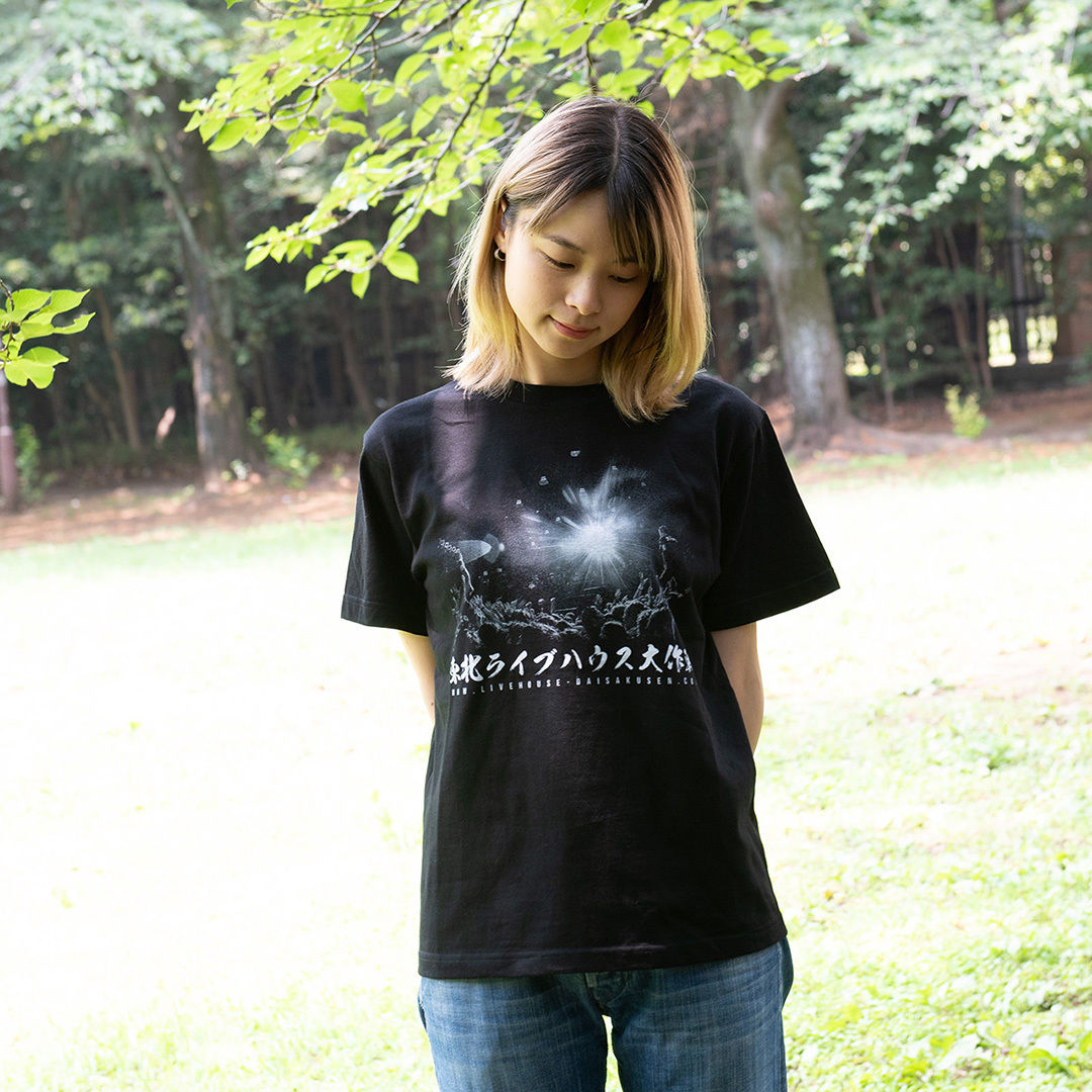 東北ライブハウス大作戦×石井麻木写真展コラボTシャツ第二弾 背中T
