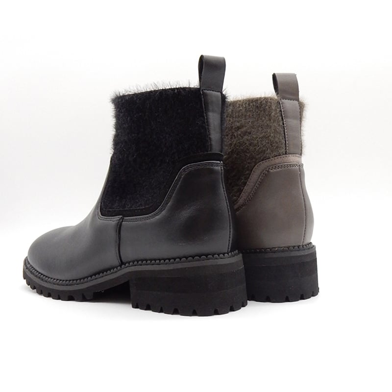ミムス XJ4400 TANKSOLE MOHAIRKNIT SHORT BOOTS | MUUM