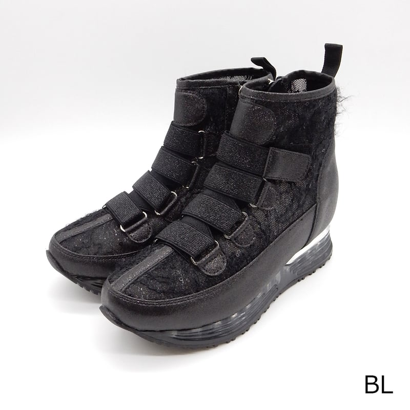 XJ3602 VEELCRO TULLE BOOTS | MUUM