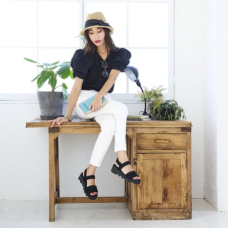 DOUBLE BELT SANDALS/610