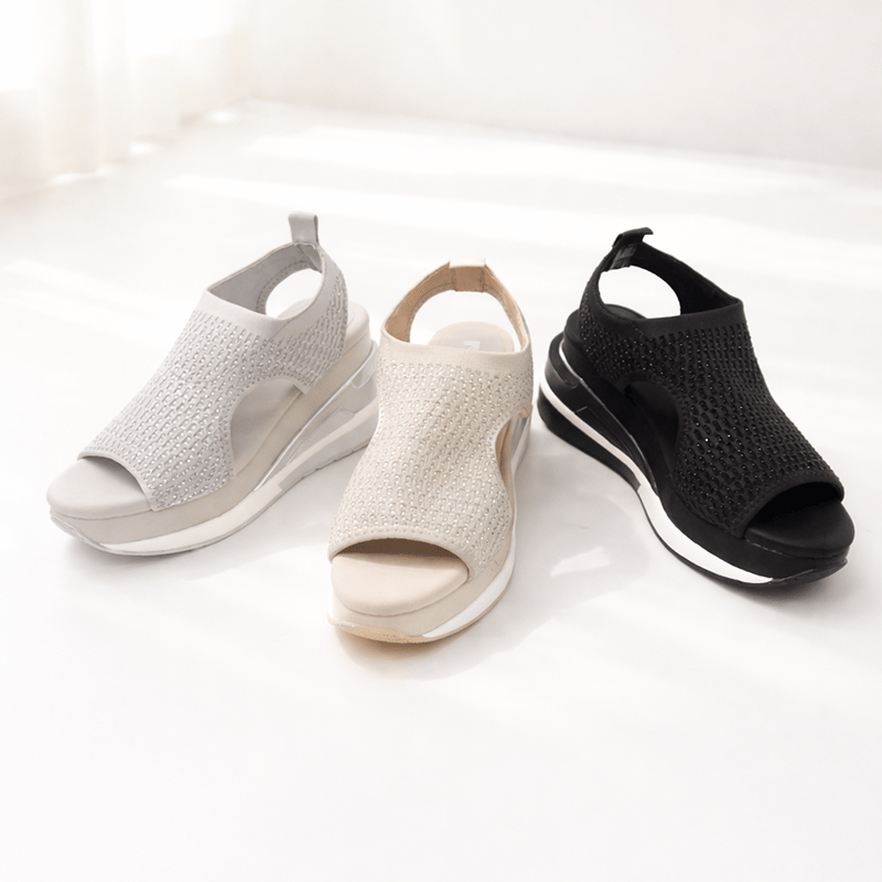 5275 KNIT VOLUME SOLE SPORTS SANDALS | MUUM