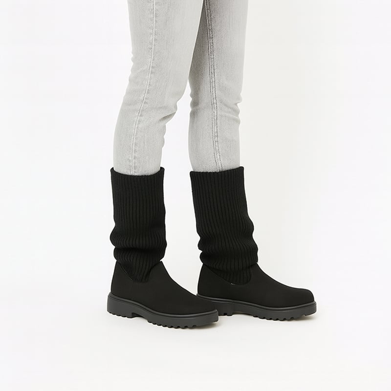 ブードゥームーンの下で WX8803 KNIT 3WAY LONG BOOTS | MUUM