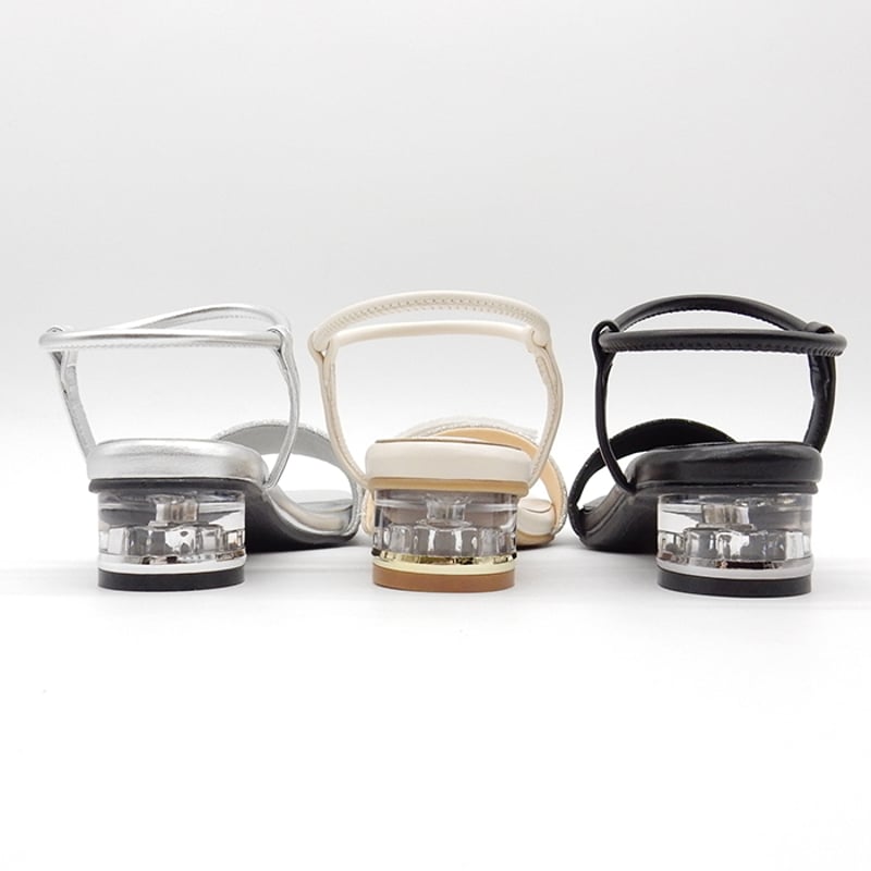 靴 milkyCLEAR TUBE CORK SANDAL CLEAR TUBE CORK SANDAL