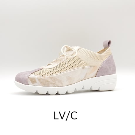 KNIT WEDGESOLE LACE-UP SHOES/685