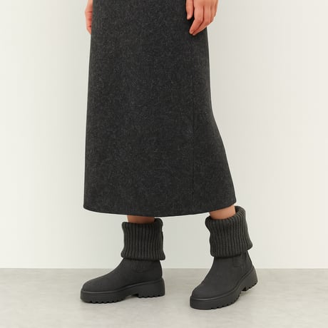 WX8803 KNIT 3WAY LONG BOOTS