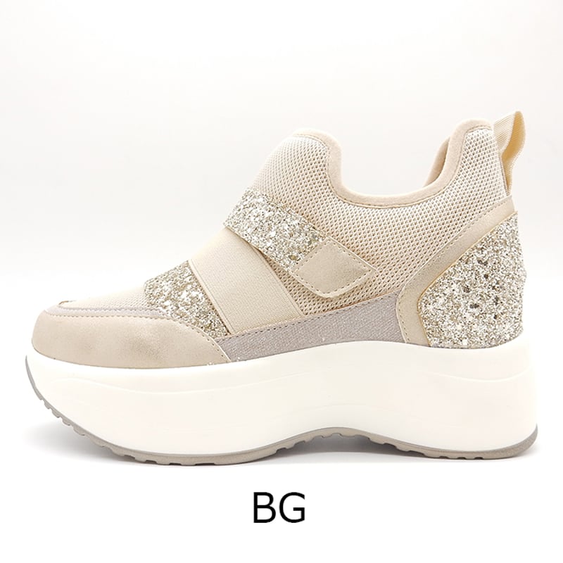 mumeページ WX302 DOUBLE BELT GLITTER SNEAKERS | MUUM