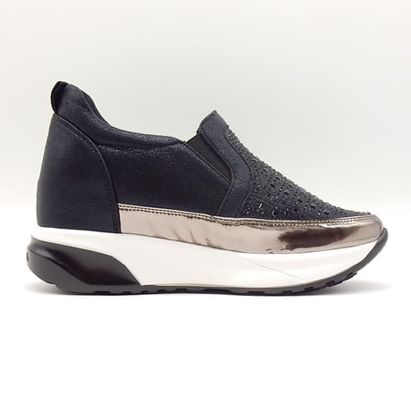 WX9882 SQUARE BIJOU SLIP-ONS SNEAKER