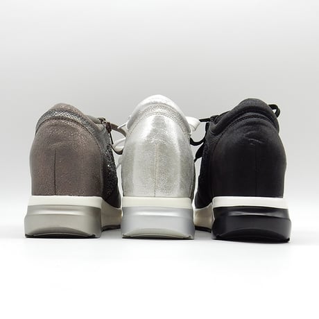 XJ151 GLITTER LACEUP NHEEL SNEAKER