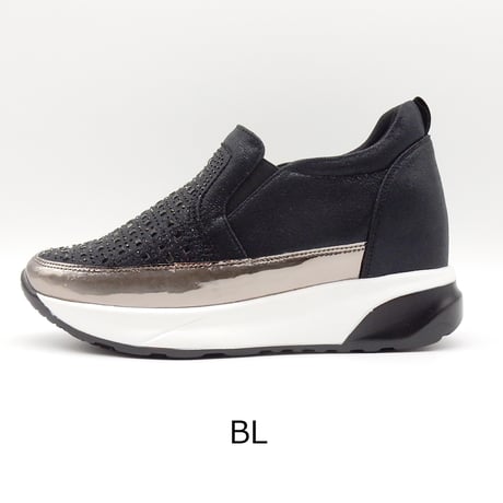 WX9882 SQUARE BIJOU SLIP-ONS SNEAKER