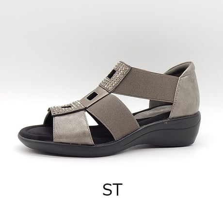 XJ6897  SQUARE BIJOU LUBBER SANDALS