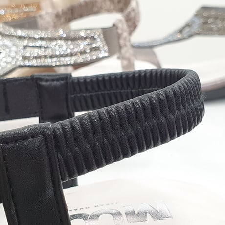XJ341 LINESTONE BACK BELT SANDALS