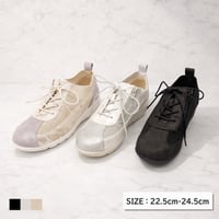 KNIT WEDGESOLE LACE-UP SHOES/685