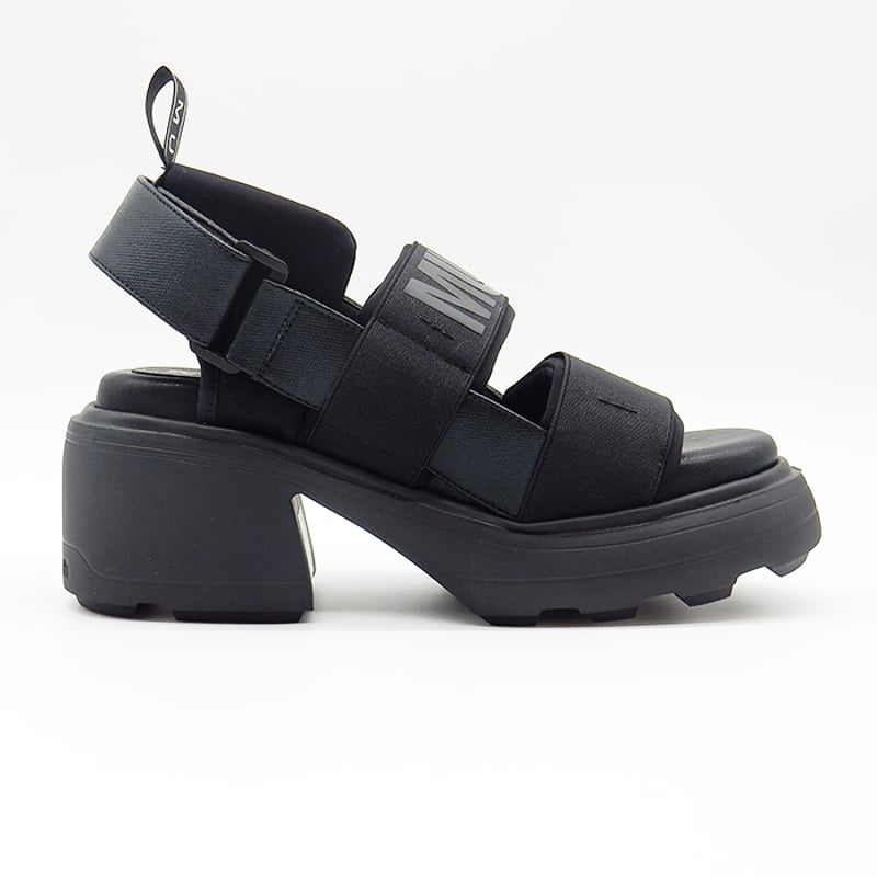 7422 MUMM LOGO CHUNKY HEELS SANDAL | MUUM