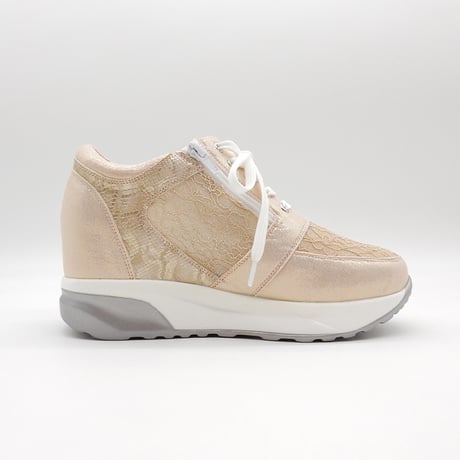 XJ152 TULLE LACE INHEEL SNEAKER