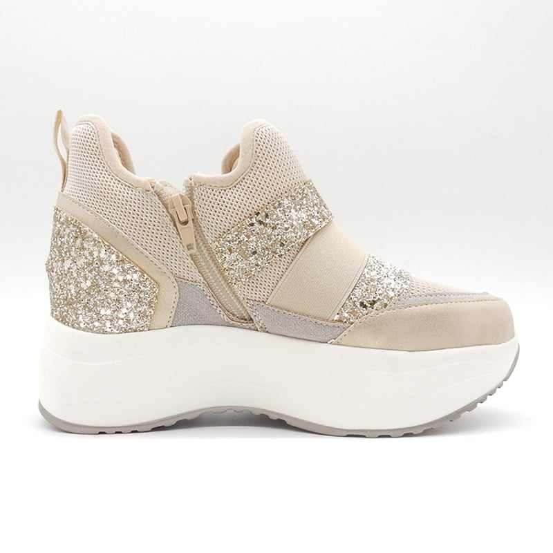 WX302 DOUBLE BELT GLITTER SNEAKERS | MUUM WX302 DOUBLE BELT GLITTER SNEAKERS | MUUM