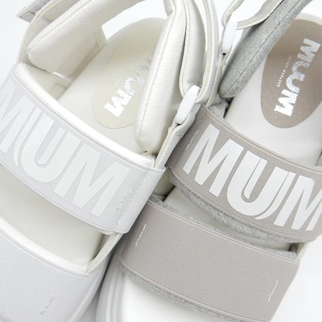 MUMM LOGO CHUNKY HEELS  SANDAL/742