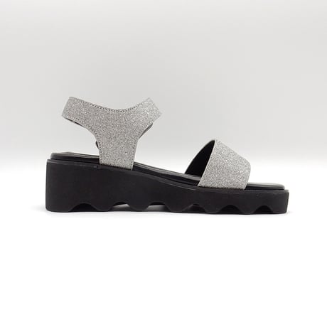 6143 GRITTY BELT PLATFORM SANDALS