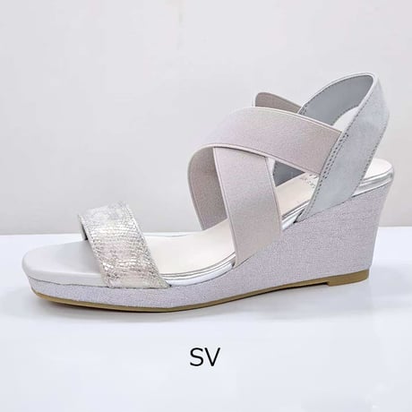 CROSS BELT WEDGE SOLE SANDALS/520