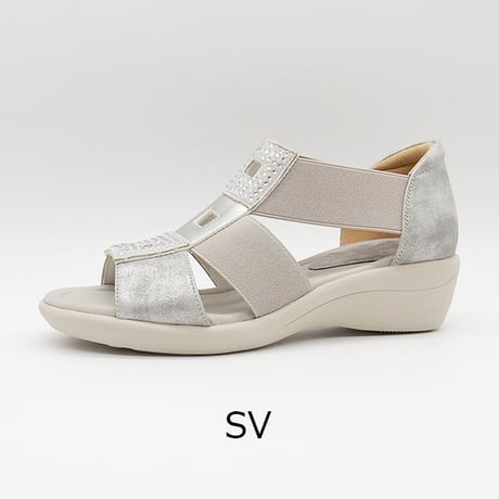 XJ6897  SQUARE BIJOU LUBBER SANDALS