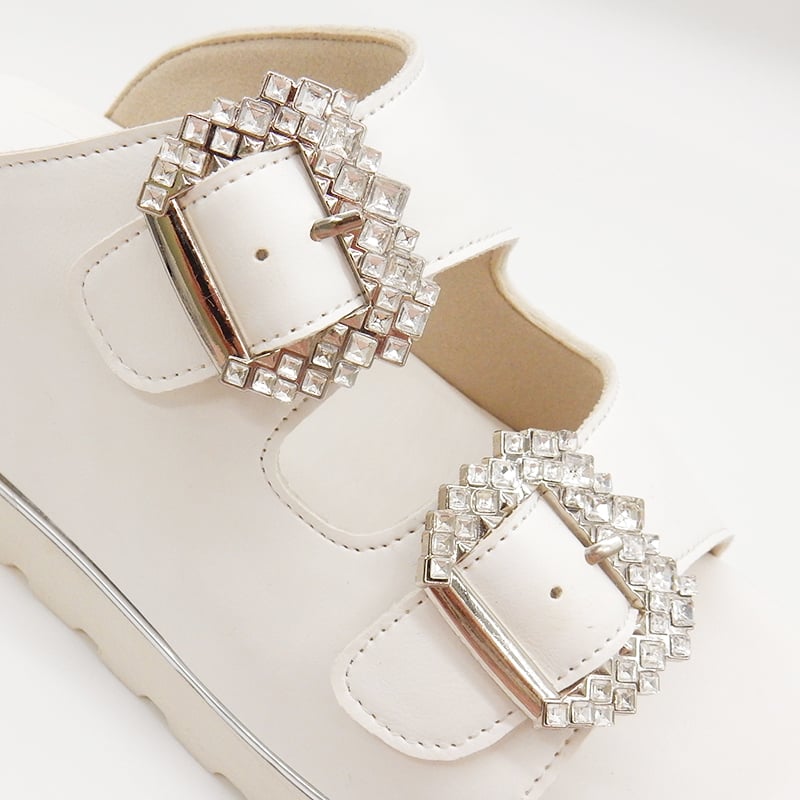 WX3250 DOUBLE BELT MULE SANDAL | MUUM