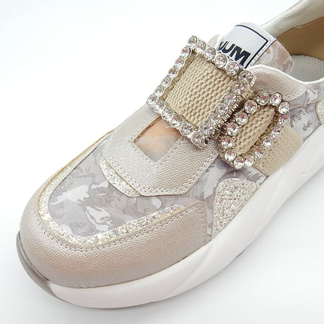 2500 DOUBLE BIJOU SLIP-ONS SNEAKERS