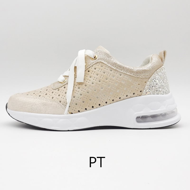 WX3502 PUNCHING SIDE FASTENER SNEAKER | MUUM